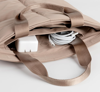 Housse de protection matelassée en nylon pour ordinateur portable et tablette, avec poignée, toutes tailles personnalisables, idéale pour le travail, certifiée BSCI