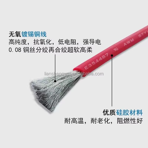 Cable <span class=keywords><strong>de</strong></span> <span class=keywords><strong>Silicona</strong></span> Ultrasuave 13 14 16 18 20 22 AWG, Cable <span class=keywords><strong>de</strong></span> Goma Flexible Resistente a Altas Temperaturas para Baterías <span class=keywords><strong>de</strong></span> Drones y Aeronaves RC - Product Image 5