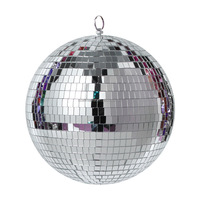 Silberne Spiegel-Discokugel, Große Hängende Glaskugel 12" 19.7" 24" 31.5" für die Bühne