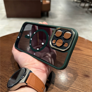 เคสโทรศัพท์โปร่งใสเลนส์โลหะแม่เหล็กรูปนกอินทรีรุ่นที่สองสำหรับ iPhone 11 12 13 14 PRO MAX - Product Image 6
