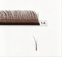 Extensions de cils naturels YY multirangs 5D Coffee Brown Fox en poils synthétiques, sans cruauté animale, courbure mixte C D, gauche droite YY