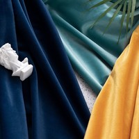 Tissu d'ameublement en velours de luxe 340GSM, tissu pelucheux ultra-doux et résistant pour meubles, Arabie Saoudite, Émirats Arabes Unis
