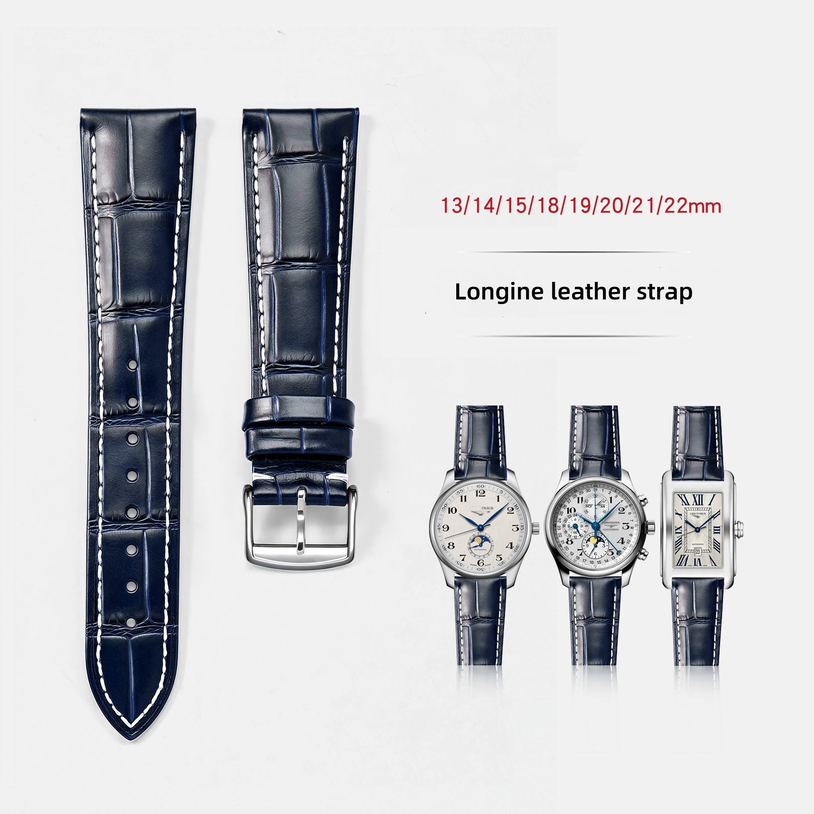 Bleu marine + ligne blanche