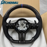 Volant chauffant personnalisé en fibre de carbone pour BMW M2 M3 M4 M5 F10 F50 F30 F32 F80 F82 F90 E90 E92 E70 E80, directement de l'usine
