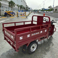Moto à trois roues à carrosserie ouverte, automatique, facile à manœuvrer, moteur à essence, véhicule de transport de marchandises à haute capacité de charge