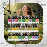 Diffuseur d'huiles sans eau en gros – Huiles essentielles 100 % pures et naturelles pour le raffermissement : Lavande, Menthe poivrée, Géranium, Citron vert, Rose, Bergamote
