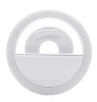 Le logo personnalisable de version améliorée de la lumière 10w de Selfie d'anneau mené rechargeable le moins cher