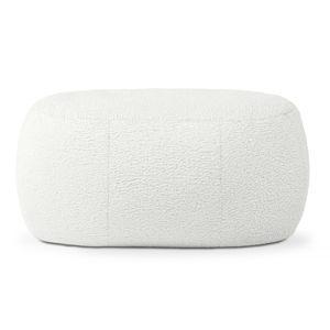 DB Jaxx Ellis Pouf amovible en peluche faux-agneau en peau de mouton pour un design intérieur moderne pour bébés enfants chambre nuage ovale - Product Image 1
