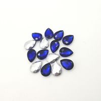 Cristaux de haute qualité 10*14mm goutte d'eau couleur strass en gros cristal fantaisie perles de pierre pour bijoux ongles