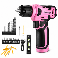 Perceuse sans fil 8V 42 pièces, mandrin sans clé 3/8 po, vitesse variable, alimentée par batterie, ensemble d'outils électriques pour usage domestique, OEM/ODM