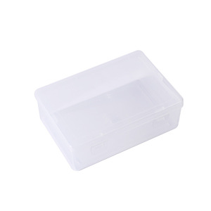 Transparent Plastic Storage Box 12.8x8.8x4.3cm With Lid For Tools Electronics Parts Organization - Product Image 4