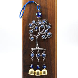 Accesorios 374 (SQS) Colgante para el Hogar con Ojo Turco Azul, Árbol de la Vida, Ojo <span class=keywords><strong>del</strong></span> <span class=keywords><strong>Diablo</strong></span>, Campana de Viento - Product Image 1