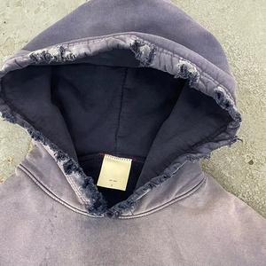 Professional Design Outdoor Casual Lightweight <strong>Thin</strong> Style Worn-Out Retro Fashion <strong>Hoodie</strong> - Product Image 2
