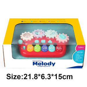 Jouets porte-bonheur : hochets préscolaires 4 couleurs assorties, instruments de musique, <span class=keywords><strong>piano</strong></span> rotatif musical - Product Image 4