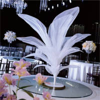 Décoration de table personnalisée, fleurs en tissu, arbre en soie pour centre de table de mariage