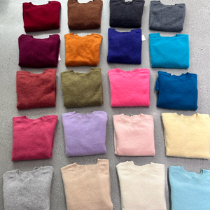 Maglione comodo a girocollo da <span class=keywords><strong>donna</strong></span> in tinta unita Casual maglieria quotidiana da <span class=keywords><strong>donna</strong></span> - Product Image 3