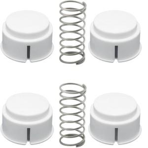 Igloo Cooler Replacement Buttons And Springs 4 Pack White PP Material For Playmate Insulation Box - Product Image 5