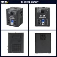 2 machines à étincelles froides DMX512 de 750W avec télécommande, écran LCD et flight case