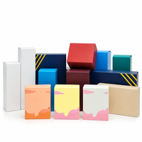 Boîtes cosmétiques rigides de luxe recyclables en matériaux recyclés pour mascara, gloss à lèvres, rouge à lèvres, vernis à ongles, sérum de soin de la peau, emballage