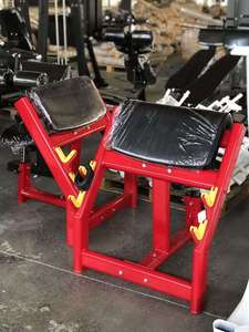 Dumbbell <b>Barbell</b> Compatible Preacher Curl Bench Wholesale Low MOQ Multi <b>Weight</b> Biceps Arm Workout Gym Fitness Equipment - Product Image 5