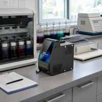 Imprimante à transfert thermique pour objectifs de microscope avec écran tactile inclinable de 7 pouces pour l'étiquetage des objectifs de microscope