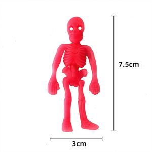 Custom Fidget <b>Toy</b>-Halloween Stretchable Stress - Relief <b>Toys</b>, Squeezeable Elastic Skeleton Man for Decompression, <b>Mochi</b> <b>Toy</b> - Product Image 5