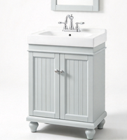 Meuble-lavabo autoportant moderne en bois, armoire gris mat, mobilier de salle de bain pas cher
