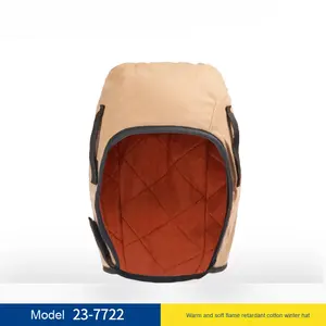 Wits 23-7711หมวกกันหนาวกันไฟฟ้าสถิตย์, ผ้าคลุมไหล่กันไฟสุนัขจิ้งจอกฤดูหนาวพร้อมหมวกกำมะหยี่ให้ความอบอุ่นแบบมีฮู้ดสไตล์แจ็คเก็ต - Product Image 6