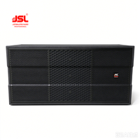 Subwoofer passif double 18 pouces 1200W Nominaux 4800W de crête 4 Ohms 139dB Haut-parleur de basses audio professionnel pour concerts et festivals LA-218B