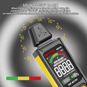 Medidor de EMF de Alta Precisión, Detector de Campo Magnético de Radiofrecuencia Eléctrica y Temperatura para Detección de EMF en el Hogar, Detector de Fantasmas - Product Image 2