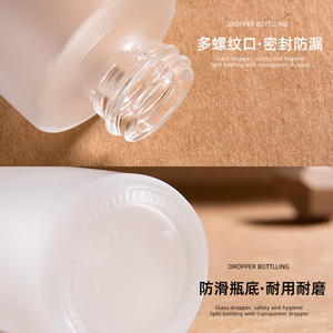 Botella con Gotero Kexinyan de Vidrio Esmerilado de 20 ml, Dispensador de Aceites Esenciales, Envase para Muestras Cosméticas - Product Image 4