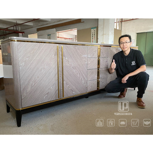High Quality Bespoke Furniture Luxury Style Design 3 Doors <b>Sideboard</b> Living Room Modern Side Cabinet - Product Image 1