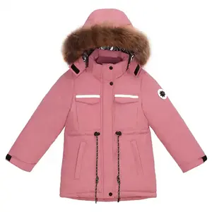 Veste d'hiver pour filles enfants veste de pulvérisation d'hiver veste imperméable hiver enfants