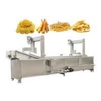 Machine de fabrication de frites entièrement automatique/Lignes de production de frites surgelées et usine de fabrication de frites à moitié frites