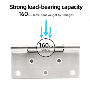 Bisagra para Puerta de 54.53 mm con Aceite, Cumple con BS EN <span class=keywords><strong>1935</strong></span>, Sin Aceite, Bisagra de Apoyo de 310 Grados DIN, Izquierda/Derecha, para Puertas de Gabinete de 160 kg - Product Image 3