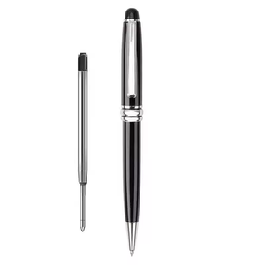 High Quality Luxury Executive Corporate Black Metal Ballpoint Promotional Banner <b>Pens</b> Custom Logo 1.0mm Smooth Writing Novelty - Product Image 5