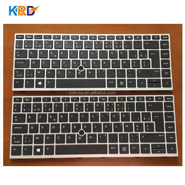 Belgian French AZERTY Keyboard Clavier Klavye for HP 840 G5 846 G5 745 G5 Laptop Replacement Keyboard Backlit Pointer