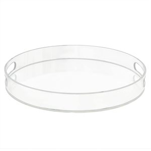 Rõ ràng <span class=keywords><strong>Acrylic</strong></span> khay tròn để phục vụ hiển thị và lưu trữ nhà - Product Image 2