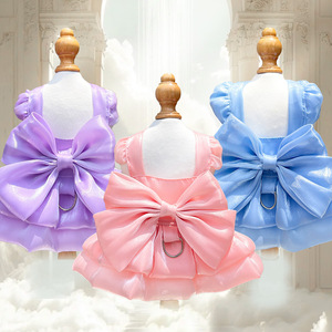 Robe de Mariage pour Animaux de Compagnie (Chats et Chiens) en Polyester – Style Adorable pour l'Été – Teddy Bear <span class=keywords><strong>Fadou</strong></span> - Product Image 2