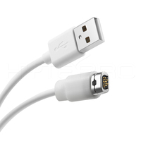 Cable de Carga y Datos Magnético HYTEPRO M553 de 5 Pines, USB A Macho 2A 24V para IoT Inteligente, Cuidado de la Salud y Electrónica Portátil