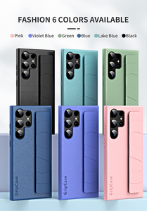 <span class=keywords><strong>Funda</strong></span> para S23 <span class=keywords><strong>Ultra</strong></span> con Correa de Muñeca, PU+TPU, Antigolpes, con Soporte, Diseño Ejecutivo, 10 Colores, Cubierta para Teléfono - Product Image 2