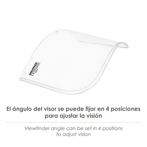 Visiera protettiva trasparente in policarbonato. Parte di ricambio. - Product Image 3