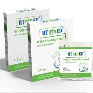 Sutures en cassette en <span class=keywords><strong>nylon</strong></span> non résorbable pour chirurgie animale - Product Image 1