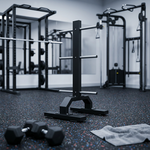 Support vertical pour plaques de musculation, organiseur de rangement pour plaques de poids, pour l'aménagement de salle de sport - Product Image 3