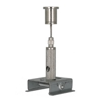 Câbles de suspension de suspension pour éclairage de lampe articulée à serrage de câble réglable de haute qualité pour panneau LED