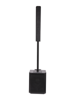 Système de sonorisation compact en colonne pour DJ, avec unité de subwoofer à moule privé, idéal pour les fêtes en extérieur, les salles de culte et les entreprises de location