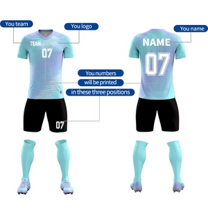 2024 maillot personnalisé maillot de Football de qualité ensemble d'uniformes de Football pour hommes maillot de Football d'équipe uniforme de Football vêtements de Football - Product Image 2