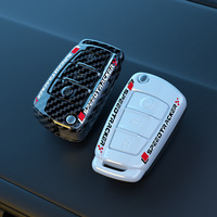 Nouvelles idées de produits de couverture de clé de voiture télécommande de haute qualité étui à clés 3 boutons avec porte-clés ceinture pour AUDI A3A1Q3Q2L TT A6 Q7 Q5