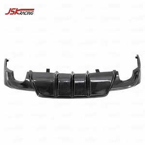 JSK STYLE CARBON FIBER REAR DIFFUSER LIP FOR 2013-2015 LEXUS IS200T IS250 F SPORT