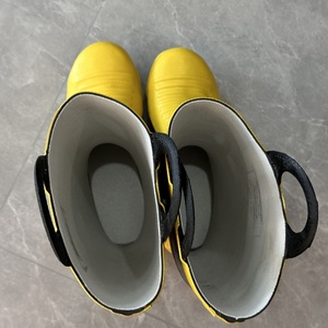 Bottes <span class=keywords><strong>de</strong></span> <span class=keywords><strong>pompier</strong></span> en promotion, résistantes aux hautes températures, imperméables, en polyéthylène et caoutchouc, jaunes/noires, anti-abrasion, confortables - Product Image 4